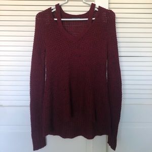 American Eagle Maroon Sweater